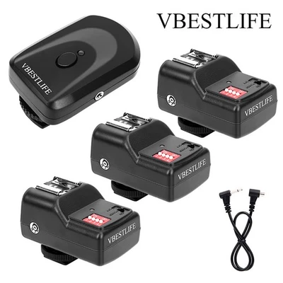 .›433MHZ 16 Channel Wireless Flash Trigger Set With 1 Transmitter 3 Receivers 1 - Image 1 of 4