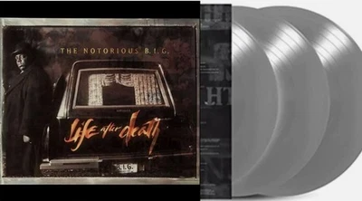 The Notorious B.I.G. Life After Death LP Album vinyl record limited silver 3 LP - Image 1 of 4