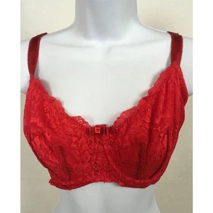 Sujetador Adore Me Rojo Sexy Alto LIFT Con Aros Encaje Talla 42G - Imagen 1 de 4