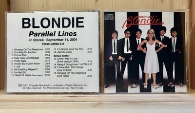 Blondie - Parallel Lines - Rare Promo CD, 2001 Chrysalis, NM CD Foto 1 de 4