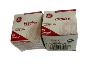 Two (2) GE Precise MR16 Lamp Q20MR16C/NSP15 12V 20W UV 043168980097 ESX20815 - Picture 1 of 6