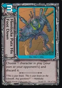 Hemlocke puts His Foot Down - Base Set - C-23 - Picture 1 of 6