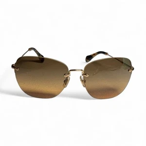Miu Miu Sonnenbrille goldbraune Gläser Designer TOP ZUSTAND - Bild 1 von 9