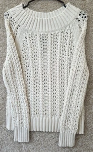 J CREW Strandpullover mit weitem Ausschnitt und Pointelle-Stitch Artikel AM742 #20 - Bild 1 von 12