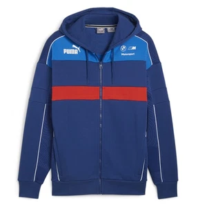 PUMA Bmw Mms Sds Hooded Sweat Full Zip Jacket Mens Size M Casual Athletic Outer - Picture 1 of 2