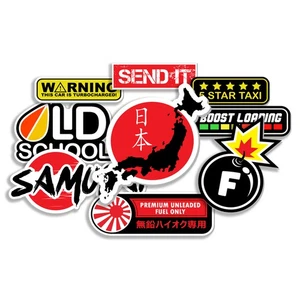 JDM Sticker Set Japan Auto Tuning Aufkleber Digitaldruck + Schutzlaminat R207-04 - Bild 1 von 6