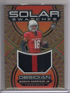 MARVIN HARRISON JR. 2024 OBSIDIAN SOLAR SWATCHES GOLD #SS-MHJ RC PATCH 02/10 - Picture 1 of 2