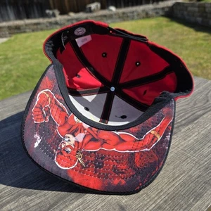 Gorra ajustable The Flash DC Comics roja Snapback bordada superhéroe - Imagen 1 de 6