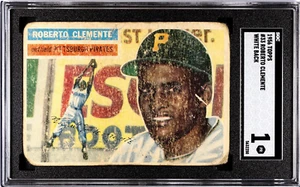 1956 Topps Roberto Clemente Pittsburgh Pirates White #33 ⭐️💥🎯 SGC Graded 1 - Picture 1 of 2