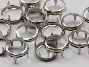 7MM/SS34 Impostazioni Cerchi Gamba Lunga 50 Pezzi Argento - Foto 1 di 1