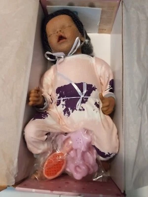 Reborn Baby Dolls Vinyl African American Girl Newborn Realistic 16 inch New - Image 1 of 3