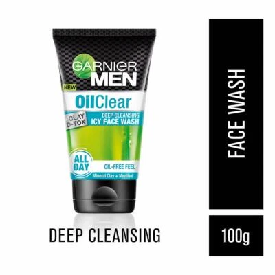 Garnier Men Aceite Arcilla Transparente D-Tox Limpieza Profunda Jabón Facial Helado 100g- Foto 1 de 4