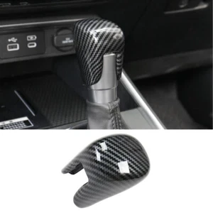 Cubierta decorativa de cambio de engranaje interior del automóvil borde fibra de carbono para Honda CR-V CRV 2023 - Imagen 1 de 8