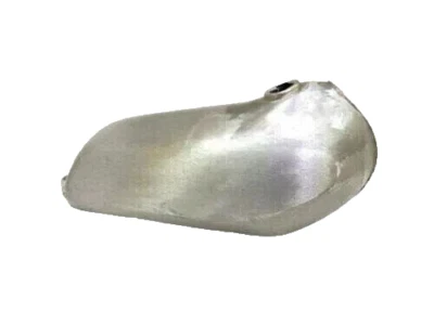 YAMAHA 250 DT / 400 DT Enduro, Raw Steel Fuel Gas Tank 1975 to 1977 |Fit For - Image 1 of 4