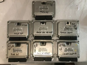 Calculateur EDC15VM+ V6 TDI AUDI A4/A 6 SKODA SUPERB IMMO OFF - Picture 1 of 4