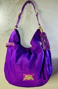 Juicy Couture Purple Purse - Shoulder Strap - Picture 1 of 13