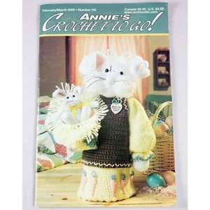 Annie's Crochet To Go! Zeitschrift Februar/März 1999 Ausgabe Nr. 115 Ostern - Bild 1 von 2