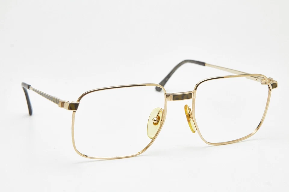 Gafas DUNHILL oro/tortuga aviador caparazón tortuga especificaciones marco vintage años 80 Foto 1 de 4