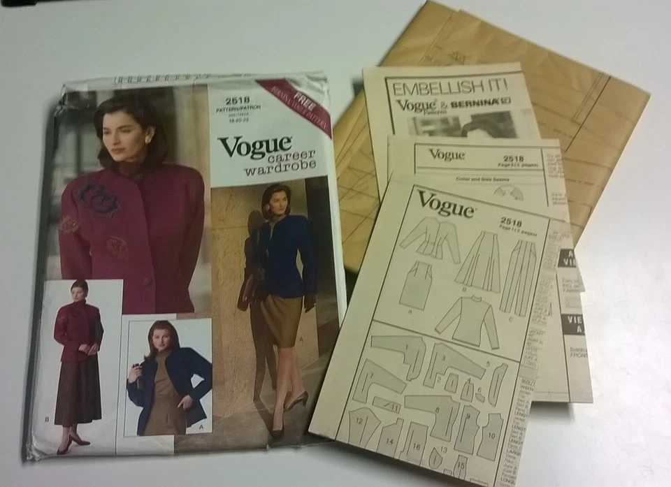 Vogue Ralph Lauren Pattern 2518 Size 12 Skirt & Camisole Uncut American DESIGNER