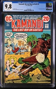 Kamandi, the Last Boy on Earth #5 (DC, 1977) CGC 9.8 Jack Kirby 1st App. Flower - Picture 1 of 6