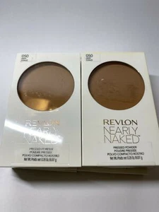 REVLON NEARLY NAKED PRESSED POWDER FOUNDATION 050 DEEP Sealed New 1 piece Read - Picture 1 of 2