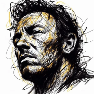 Bruce Springsteen T Shirt E Street Band Born To Run - Picture 1 of 4