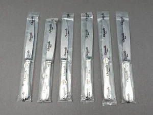 Christofle France Cluny .925 Sterling Silver 9 5/8" Dinner Knives Set Of 6 New - Picture 1 of 7