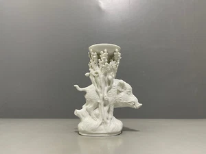 Meissen figürlicher Leuchter mit Wildschwein Eichenbaum P.Strang 1.Wahl H:16,3cm - Bild 1 von 24