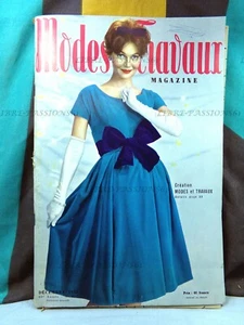 MAGAZINE MODES & TRAVAUX + SUPPLÉMENTS COUTURE ET LECTURE, N°696, DÉCEMBRE 1958 - Picture 1 of 11