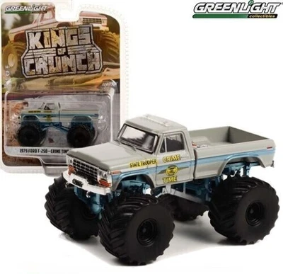 Monster Truck Ford F-250 1979 "Crime Time State Trooper" - 1/64 Greenlight Foto 1 de 3