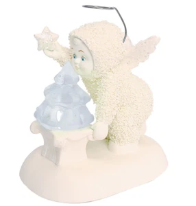 ✤ NEU Abt. 56 SNOWBABIES Figur WEIHNACHTSBAUMAUFSATZ Porzellan STERNEN ENGEL - Bild 1 von 2