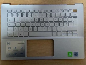 Genuine Dell Inspiron 5490 French Keyboard+Palmrest 06RN3Y,0X6YXC - Picture 1 of 3
