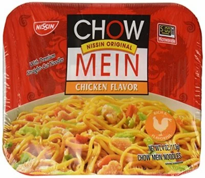 Nissin Chow Mein, sabor pollo, 4 oz [paquete de 8] Foto 1 de 4