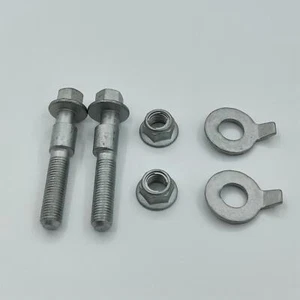 2x Front Adjustable cam Camber Bolt Kit 14mm Universal +/- - Picture 1 of 7