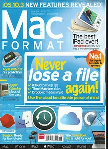 MAC FORMAT MAGAZINE, NEVER LOSE A FILE AGAIN ! JUNE, 2017 ISSUE, 313 - Foto 1 di 1