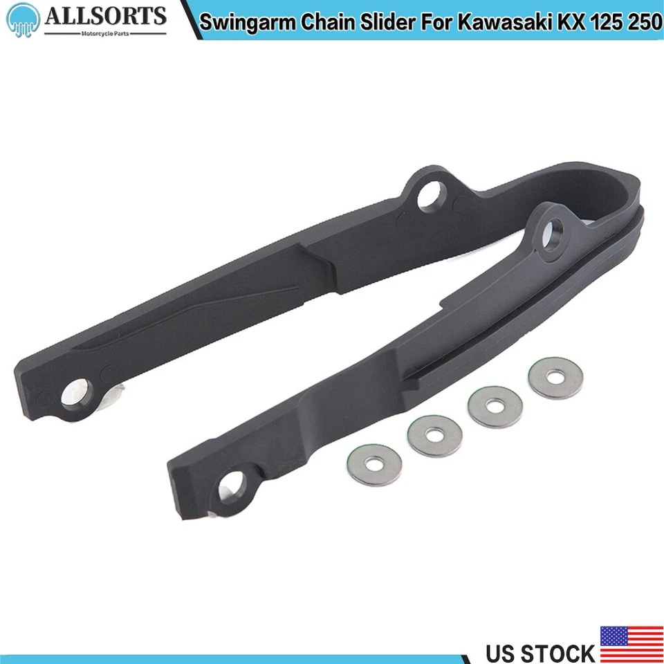 New Swingarm Chain Slider Buffer Guide For Kawasaki KX125 KX250 1994-2007 Foto 1 de 4