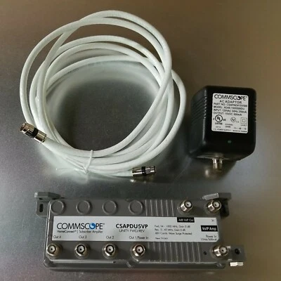 Comscope VoIP Amplifier Homeconnect CSAPDU5VP AC Adapter - Image 1 of 4