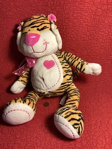 Tigre Mundial Regalo 16" con Peluche Corazón Rosa Peluche Disquete Juguete - Imagen 1 de 5