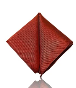 Nwot 9" X 9" Satin/Woven Pocket Square Bronze, Solid. - Picture 1 of 5