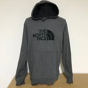 The North Face Hoodie dunkelgrau Gr. Large Baumwollmischung schwarz Logo Pullover - Bild 1 von 8