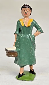 Britains Milkmade 2 1/8" Tall Lead Figure 1930's Made In England - Bild 1 von 8