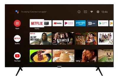 TELEFUNKEN XF43AN660S 43 Zoll Fernseher / Android Smart TV Full HD HDR Bluetooth - Bild 1 von 4