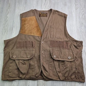 Vintage Caliber Sportsmans Apparel Shooting Hunting Vest Tan Size M Medium - Picture 1 of 7