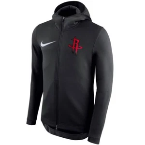Houston Rockets Nike Therma Flex NBA Showtime Full Zip Hoodie Thermaflex Black - Picture 1 of 6