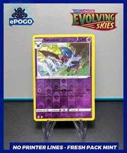 Swoobat 069/203 Holograma Inverso - Pokemon Juego de Cartas Coleccionables Cielos en Evolución Tarjeta Pokémon COMO NUEVA ✅ - Imagen 1 de 2