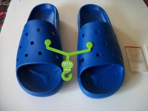 Crocs Classic Slide V2 Blue men's 11 - Picture 1 of 14