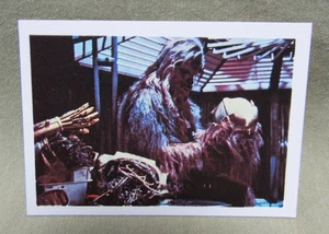 1980 F.K.S. EMPIRE STRIKES BACK UK STICKER # 155 vintage Star Wars FKS Chewbacca - Picture 1 of 2