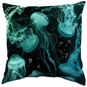 Jellyfish Decorative Pillow, Made in the USA, 2 Sizes - Picture 1 of 4