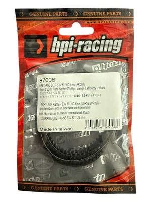 HPI Racing 87006 Urethane Belt S3M 507 UG 4mm FRONT – Sprint 2 RC Car Part - Image 1 of 2