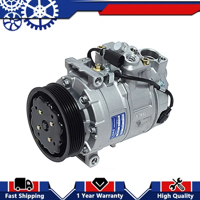 Компрессор в сборе UAC 7SEU16C для Audi A4 2002-2006 годов выпуска, 2011-2018 годов выпуска Porsche Cayenne - Изображение 1 из 2